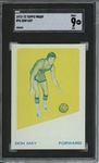 1972 Topps #96 Don May 9 card progressive proof.